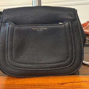 Marc Jacobs Black Textured Shoulder Bag